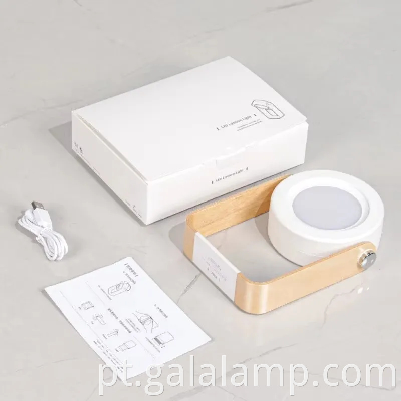 Lâmpada de lanterna LED, lâmpada de mesa de proteção ocular, USB